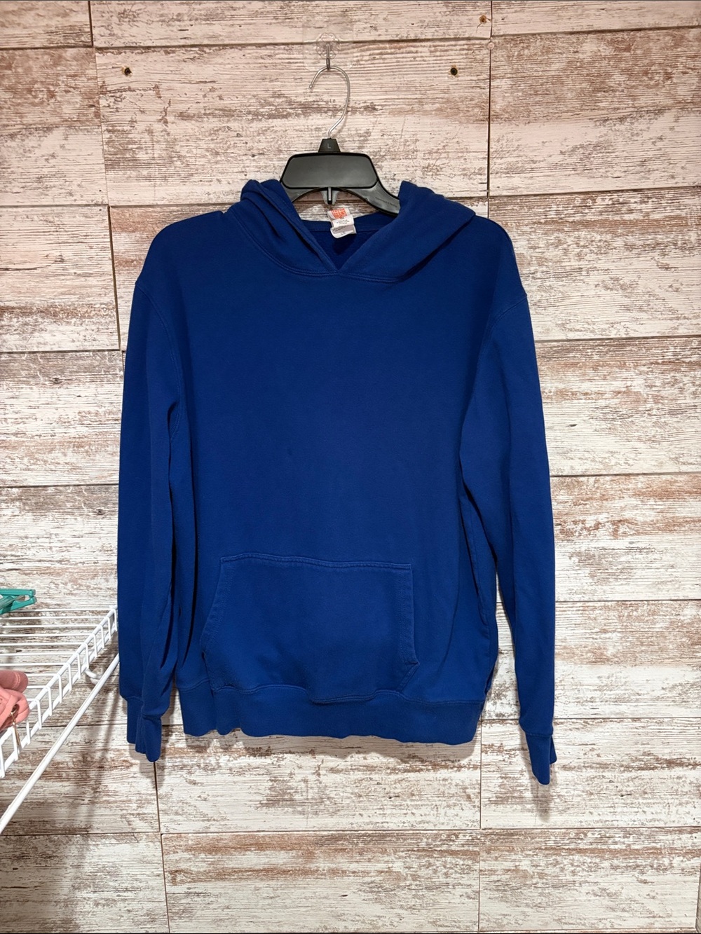 Classic Men's Hooded Pullover Sweatshirt - Deep Blue